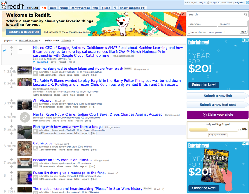 Illustration for article titled Reddit to look slightly less like ass